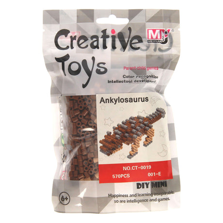 Set de perles thermocollantes dinosaure