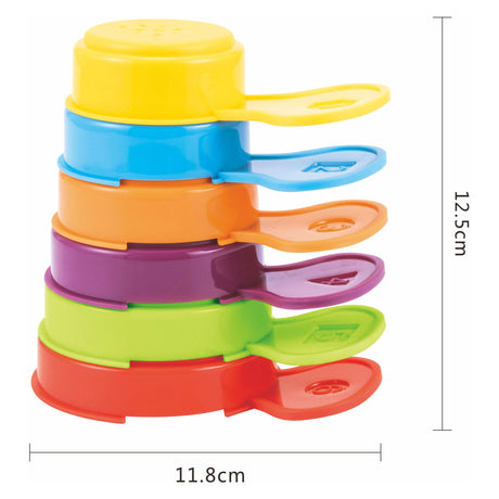 Gobelets empilables avec anse, 6 pcs.