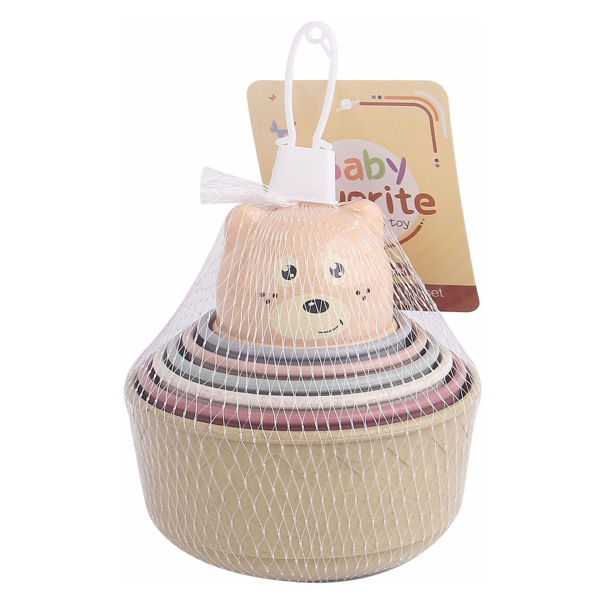 Gobelets empilables pastel, 6 pcs.