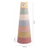 Gobelets empilables pastel, 6 pcs.