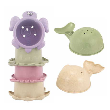 Tasses de bain pastel, 6 pcs.