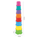 Couleur de la tour d'empilage, 8 pcs.