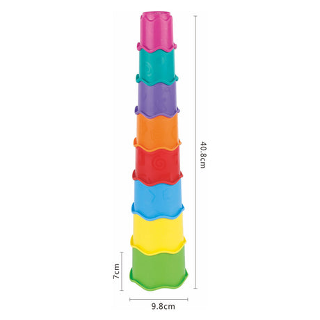 Couleur de la tour d'empilage, 8 pcs.