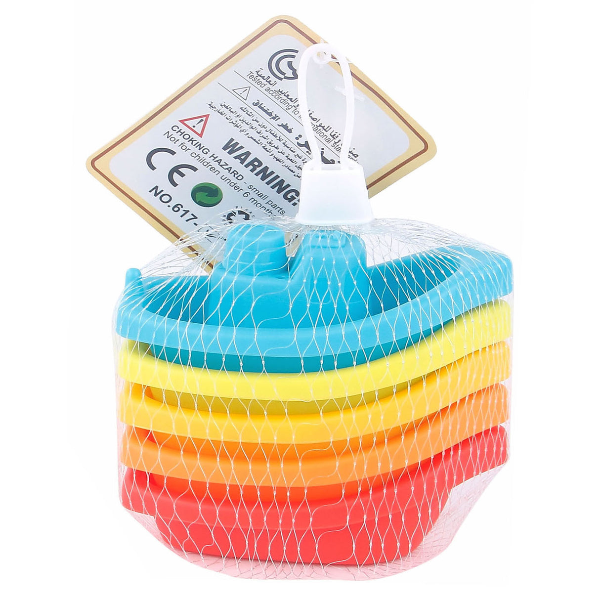 Bateaux de bain colorés, 5 pcs.