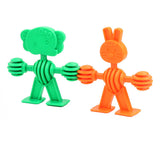 Jeu de construction formes d'animaux dans une boîte de rangement, 32 pcs.