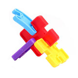 Coffrages de construction dans une boîte de rangement, 156 pcs.