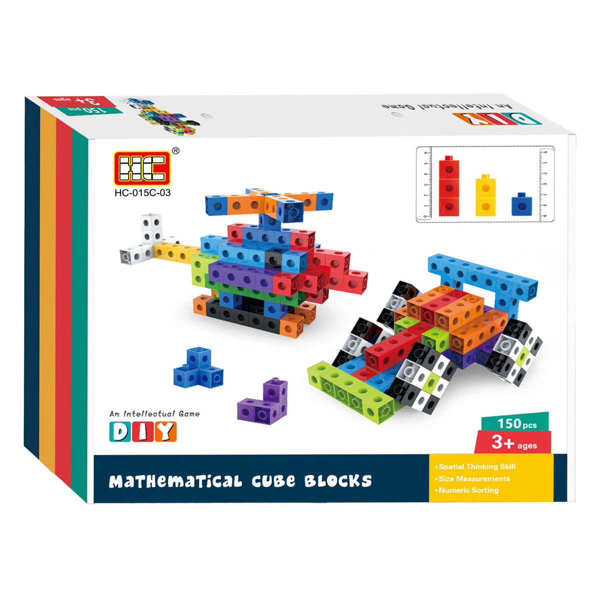 Jeu de blocs de construction - 150 pièces.