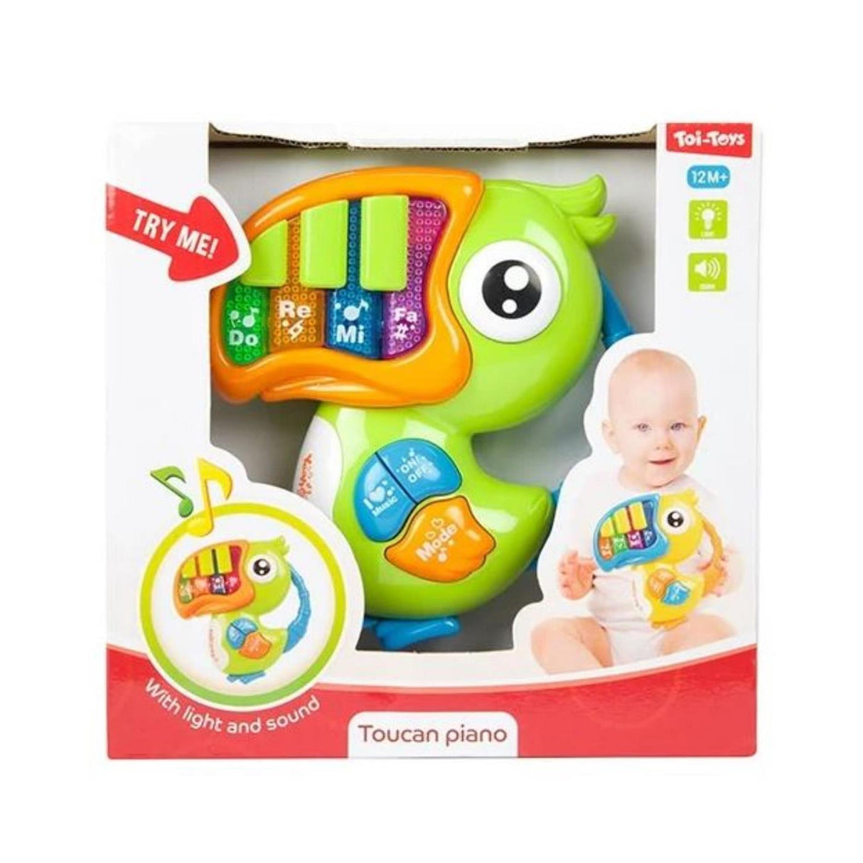 Toucan piano bébé petites étoiles + couleurs légèrement différentes