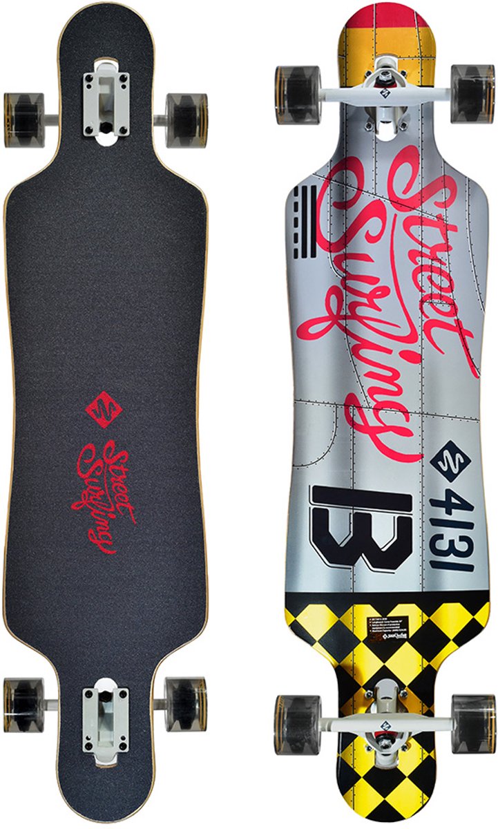 Streetsurfing street surf - longboard freeride - 39 pouces - 4131 - 99cm