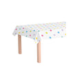 Paperdreams tafelkleed - party dots - pe polyetheen 137x274cm