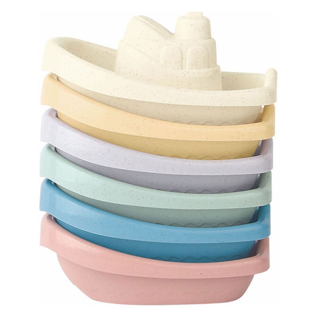 Bateaux de bain pastel, 6 pcs.