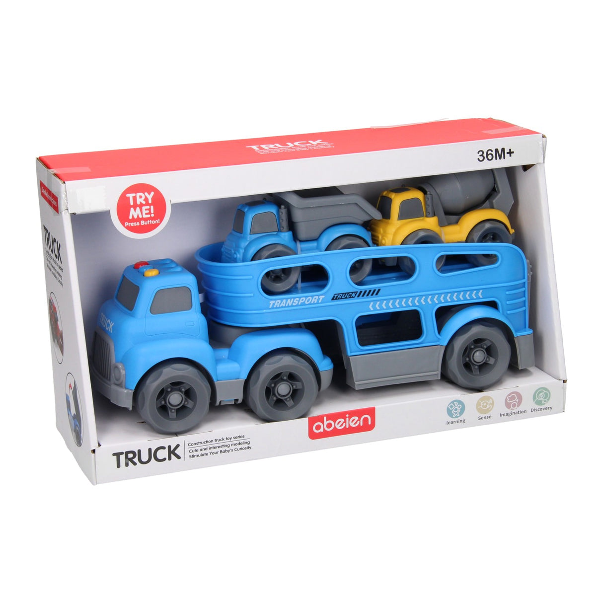 Véhicules de travail Transporter avec son - bleu