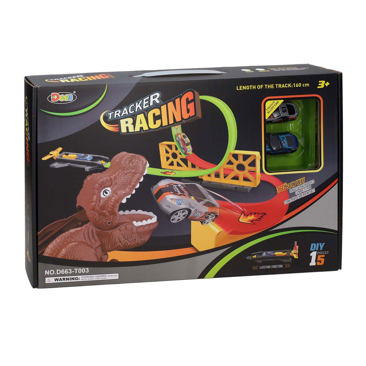 Coffret de lancement Dino avec rampe en boucle