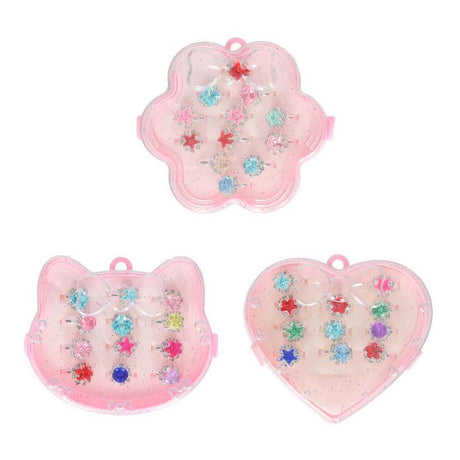 Ensemble de bagues en boîte, 12 pcs.