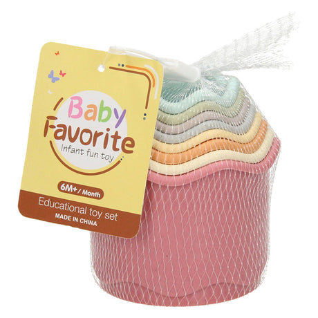 Tasses empilables pastel