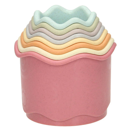 Tasses empilables pastel