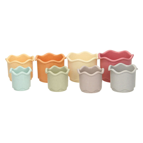 Tasses empilables pastel