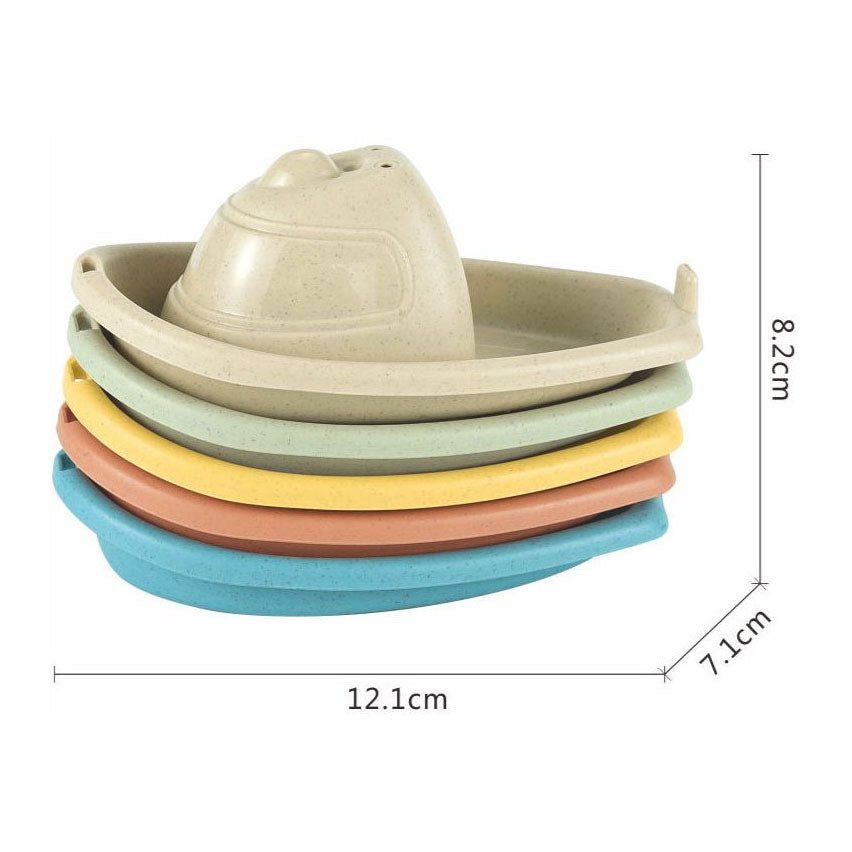 Ensemble de jouets de bain pastel, 12 pièces.