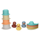 Ensemble de jouets de bain pastel, 12 pièces.