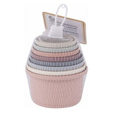 Tasses cascade pastel, 8 pcs.