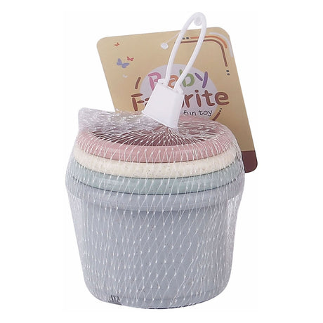 Gobelets empilables pastel, 4 pcs.
