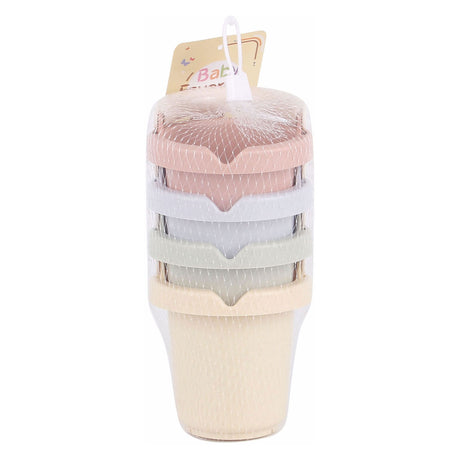 Seaux avec anse pastel, 4 pcs.