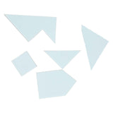 Puzzles tangram en mousse, 4 pcs.