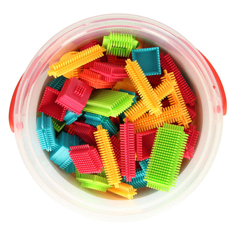 Blocs de poils Bloko dans une boîte de rangement, 150 pcs.
