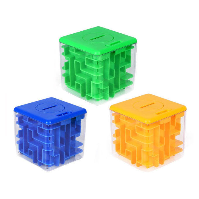 Tirelire cube de patience, 12 pcs.