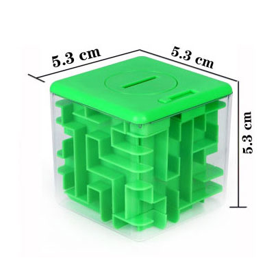 Tirelire cube de patience, 12 pcs.
