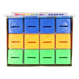Tirelire cube de patience, 12 pcs.