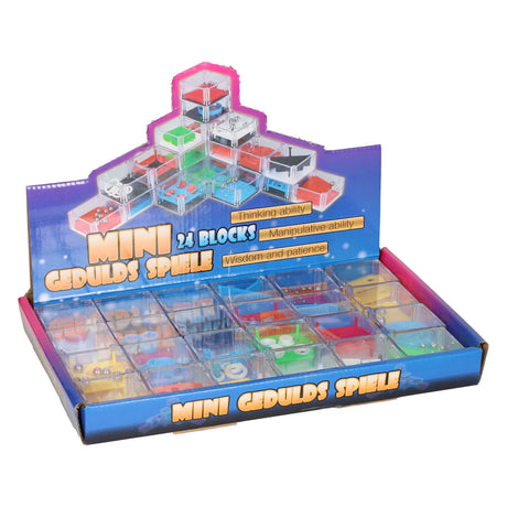 Mini cube de jeu de patience, 24 pcs.