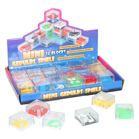 Mini cube de jeu de patience, 24 pcs.