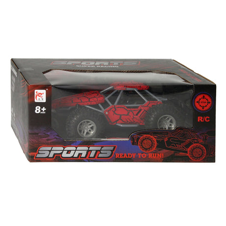 Lobbes Toys BV Voiture RC avec fonction fumée - Rouge