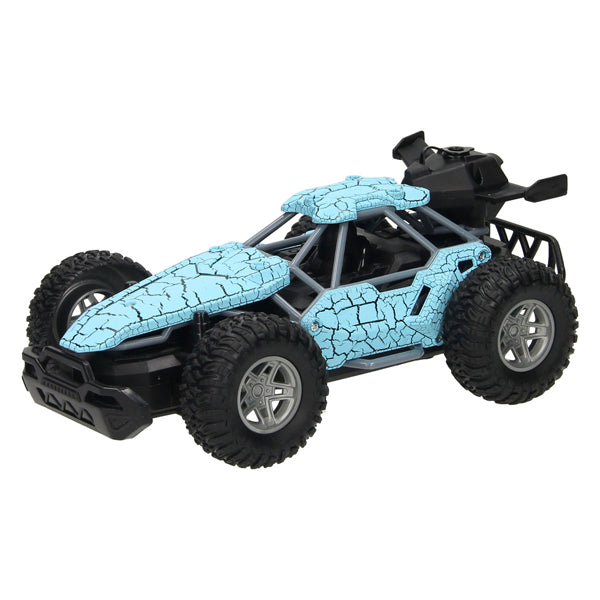 Voiture RC avec fonction fumée - bleue