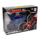 Voiture RC avec fonction fumée - bleue