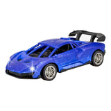 RC Racing Car Blue Black -kontrollerad bil