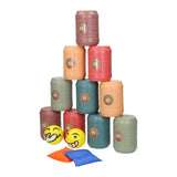 Jeu de lancer de canettes, 14 pcs.