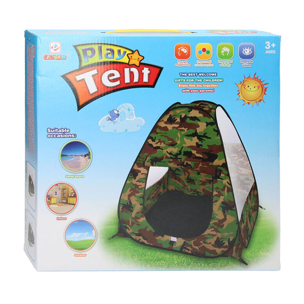 camouflage tent