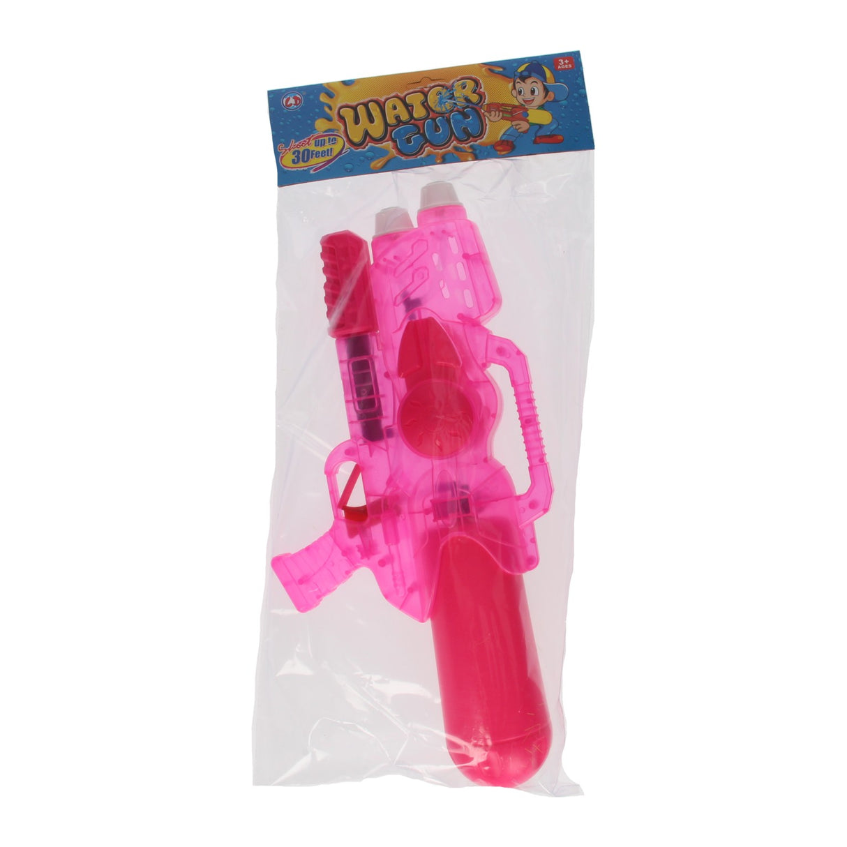 Water gun Transparent pink, 47 cm