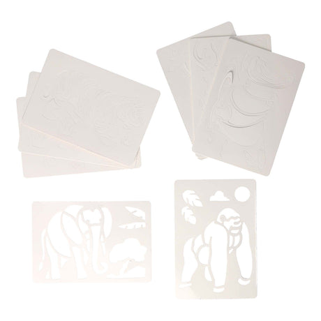 Set stylo souffleur avec animaux à pompe