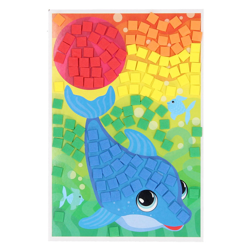 Fabriquer un dauphin en mosaïque