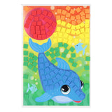 Fabriquer un dauphin en mosaïque