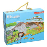 Puzzle de sol animaux sauvages, 100 pcs.