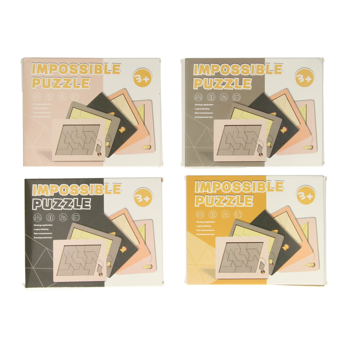 Puzzle de réflexion impossible en bois Lobbes
