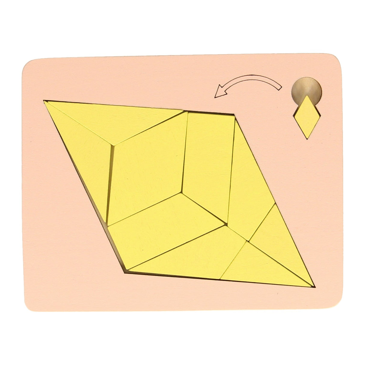 Puzzle de réflexion impossible en bois Lobbes