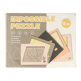 Puzzle de réflexion impossible en bois Lobbes
