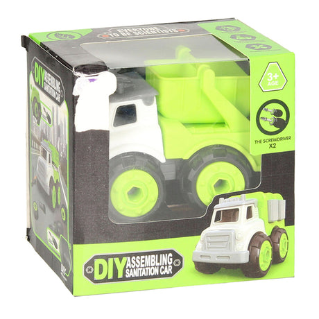 Camion benne à roues vissables - vert