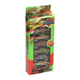Coffret de voitures à imprimé animalier, 6 pcs.