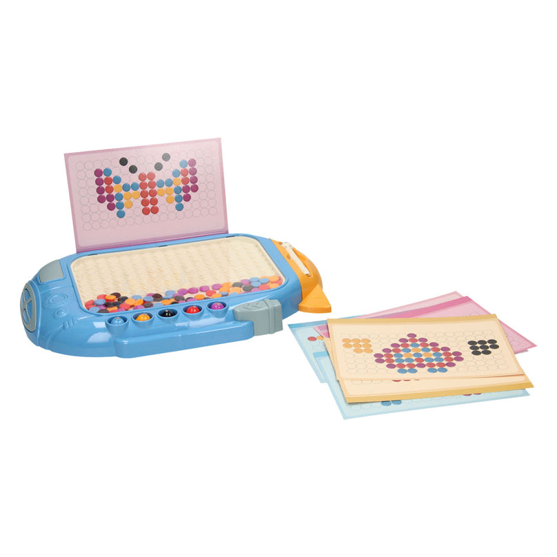 Jeu de boutons de couleur avec stylo magnétique